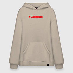 Толстовка-худи оверсайз LIMP BIZKIT, цвет: миндальный