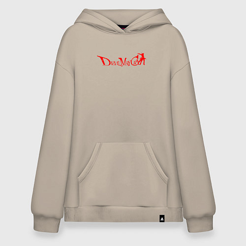 Худи оверсайз DEVIL MAY CRY DMC / Миндальный – фото 1