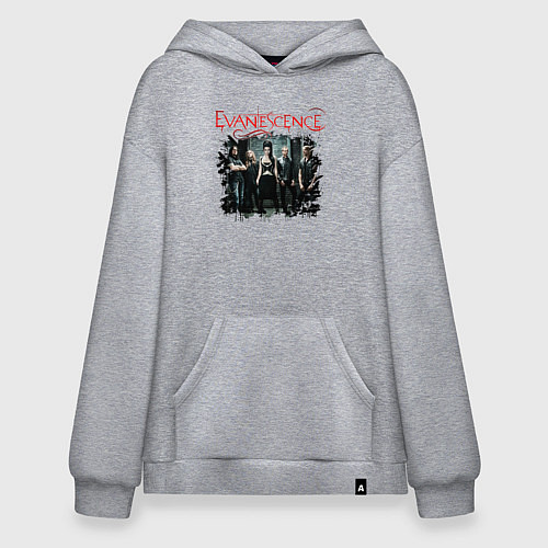 Худи оверсайз Evanescence / Меланж – фото 1