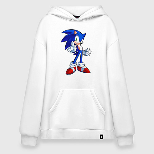 Худи оверсайз SONIC / Белый – фото 1
