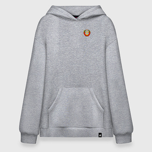 Худи оверсайз СССР / Меланж – фото 1