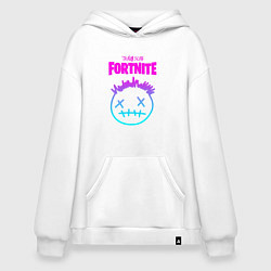 Толстовка-худи оверсайз TRAVIS SCOTT X FORTNITE, цвет: белый