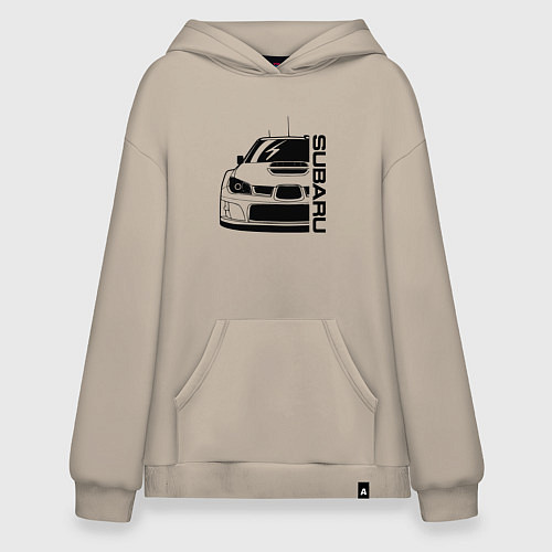 Худи оверсайз SUBARU Z / Миндальный – фото 1