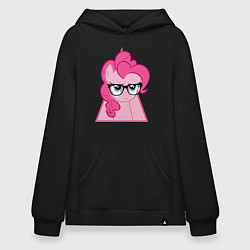 Толстовка-худи оверсайз Pinky Pie hipster, цвет: черный