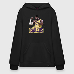 Толстовка-худи оверсайз LeBron - Lakers, цвет: черный