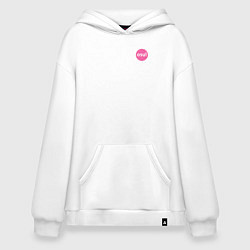 Толстовка-худи оверсайз Osu!, цвет: белый