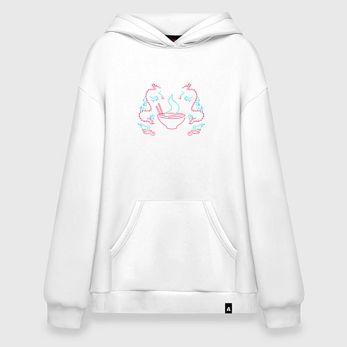 Худи оверсайз SPICE RAMEN DESTINY 2 / Белый – фото 1