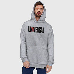 Толстовка-худи оверсайз ANIMAL UNIVERSAL ЭНИМАЛ, цвет: меланж — фото 2
