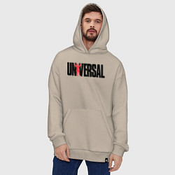 Толстовка-худи оверсайз ANIMAL UNIVERSAL ЭНИМАЛ, цвет: миндальный — фото 2