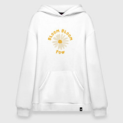 Толстовка-худи оверсайз THE BOYZ Bloom Bloom Pow Cute, цвет: белый