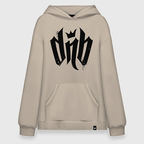 Худи оверсайз DnВ / Миндальный – фото 1