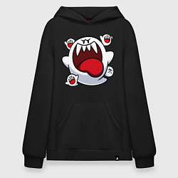 Толстовка-худи оверсайз Mario Bu, цвет: черный