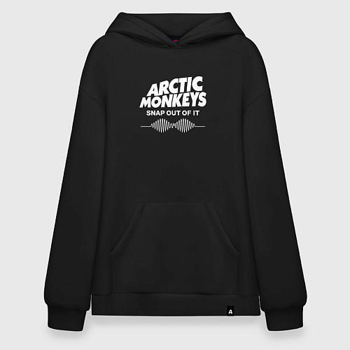 Худи оверсайз Arctic Monkeys, группа / Черный – фото 1