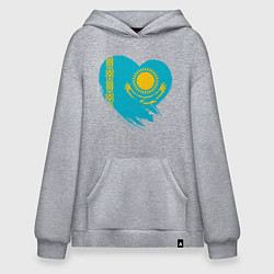 Худи оверсайз Сердце - Казахстан