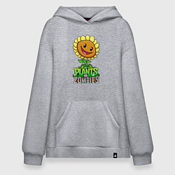 Худи оверсайз Plants vs Zombies Подсолнух