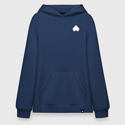 Худи оверсайз Душа Монстра / Тёмно-синий – фото 1