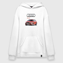 Толстовка-худи оверсайз Audi Germany Prestige, цвет: белый