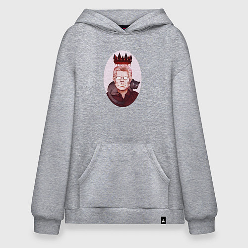 Худи оверсайз Король ужасов СТИВЕН КИНГ / Меланж – фото 1
