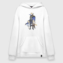 Худи оверсайз Дайнслейф и маленькие путешественники