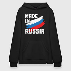 Толстовка-худи оверсайз In Russia, цвет: черный