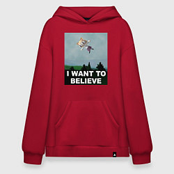 Худи оверсайз Neco Arc want to believe