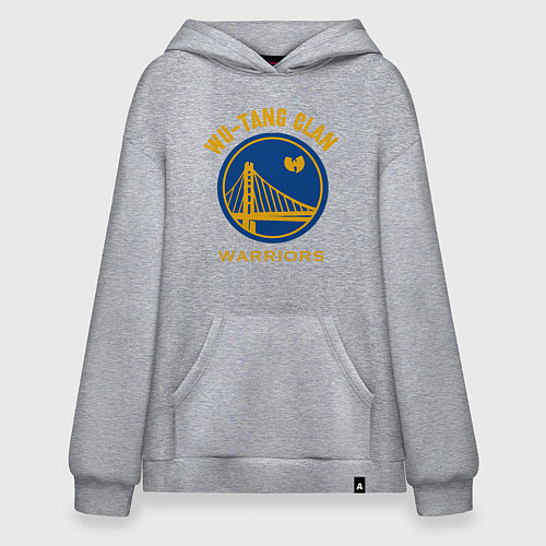 Худи оверсайз Wu - Warriors / Меланж – фото 1