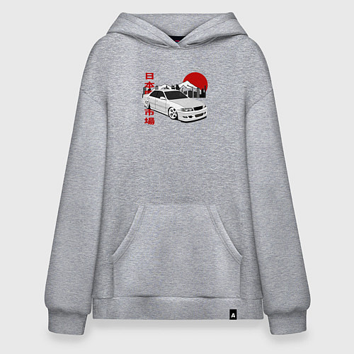 Худи оверсайз Chaser JZX100 Tourer V / Меланж – фото 1