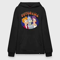 Худи оверсайз Fry Bender Leela