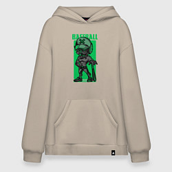 Худи оверсайз Пёс бейсболист