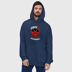 Толстовка-худи оверсайз Onyx - snowgoons, цвет: тёмно-синий — фото 2