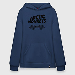Толстовка-худи оверсайз Arctic Monkeys, цвет: тёмно-синий