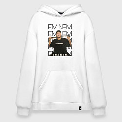 Толстовка-худи оверсайз Eminem Slim Shady, цвет: белый