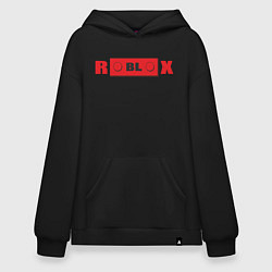 Толстовка-худи оверсайз Roblox деталь, цвет: черный