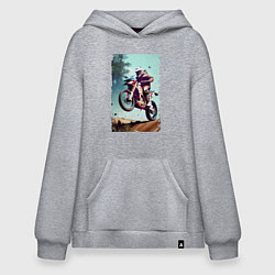 Худи оверсайз Мотокросс - экстрим