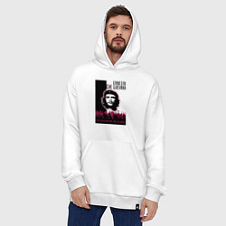 Толстовка-худи оверсайз Эрнесто Че Гевара и революция, цвет: белый — фото 2
