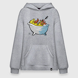 Худи оверсайз Уточка в ванне