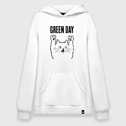 Худи оверсайз Green Day - rock cat