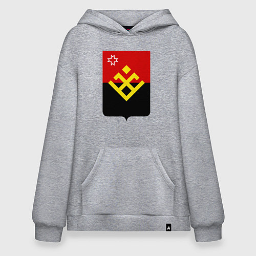 Худи оверсайз Малая Пурга / Меланж – фото 1