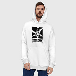 Толстовка-худи оверсайз LP Hybrid Theory, цвет: белый — фото 2