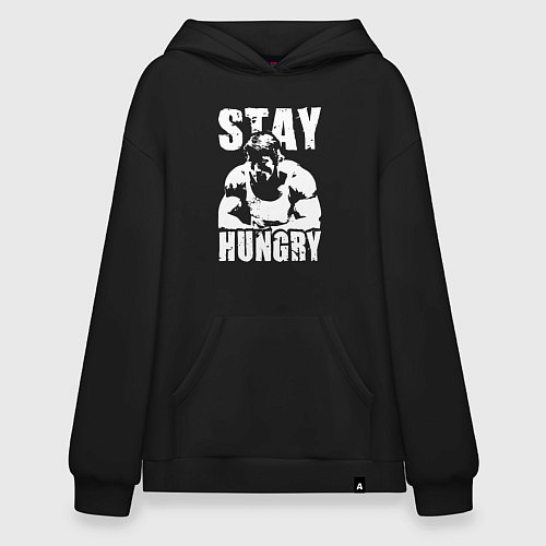 Худи оверсайз Arnold motivation / Черный – фото 1