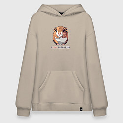 Худи оверсайз Пиксель морская свинка