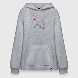 Худи оверсайз Elephants family