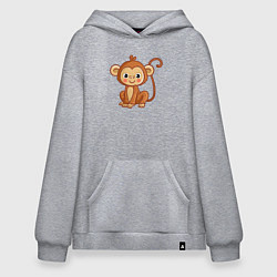 Худи оверсайз Милая мартышка