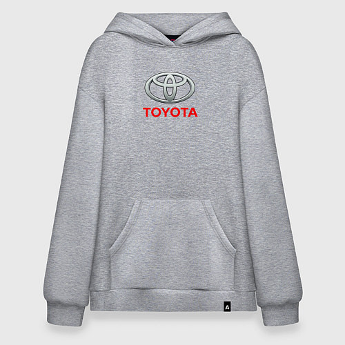 Худи оверсайз Toyota sport auto brend / Меланж – фото 1
