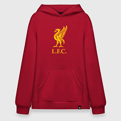 Толстовка-худи оверсайз Liverpool sport fc, цвет: красный