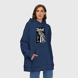 Толстовка-худи оверсайз Slipknot - hope is gone, цвет: тёмно-синий — фото 2