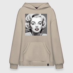 Худи оверсайз Портрет Мэрилин