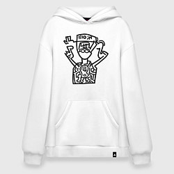 Худи оверсайз Ботаник очкарик