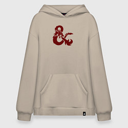 Худи оверсайз Подземелья и драконы лого