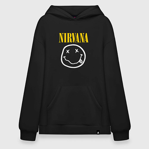 Худи оверсайз Nirvana original / Черный – фото 1